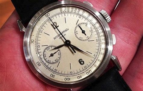 1946 patek philippe rare platinum chronograph ref 1579|Patek Philippe. An extremely rare, attractive and important .